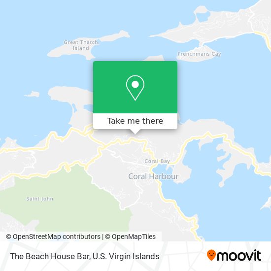 The Beach House Bar map