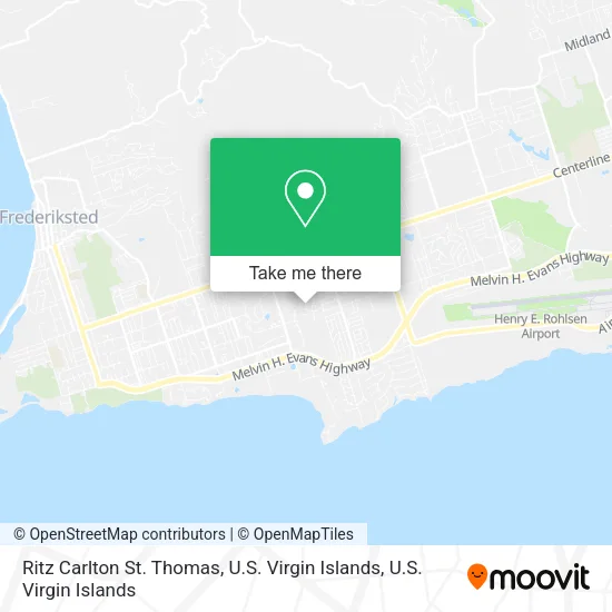 Ritz Carlton St. Thomas, U.S. Virgin Islands map