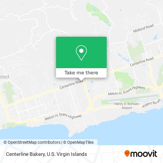 Centerline Bakery map