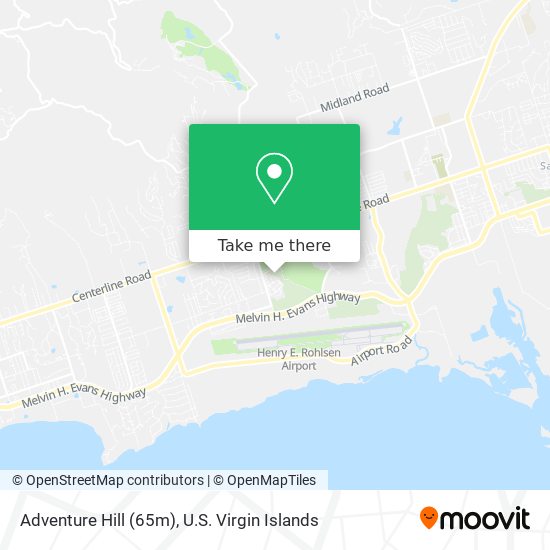 Mapa Adventure Hill (65m)