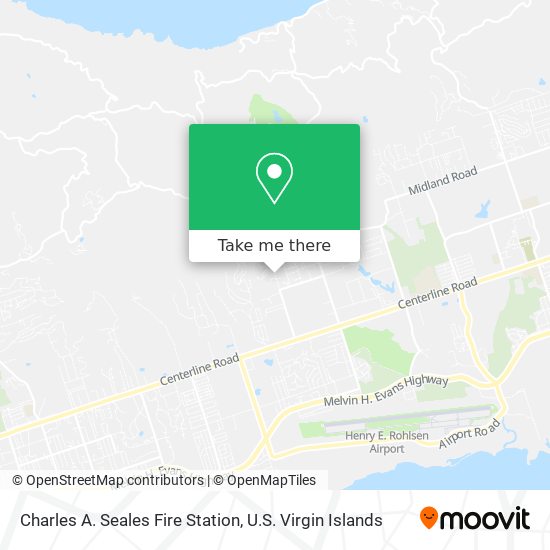 Charles A. Seales Fire Station map