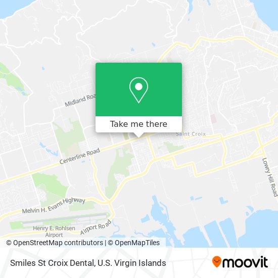Smiles St Croix Dental map