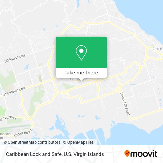 Caribbean Lock and Safe map