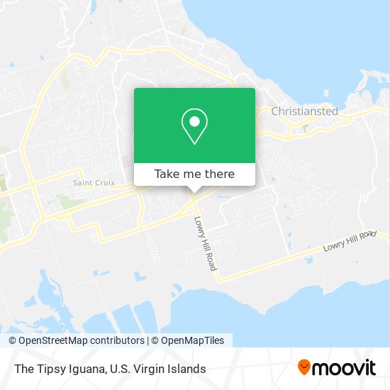 The Tipsy Iguana map