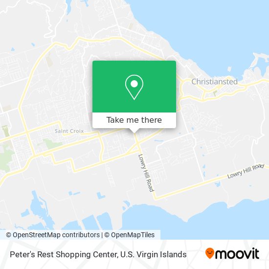Mapa Peter's Rest Shopping Center