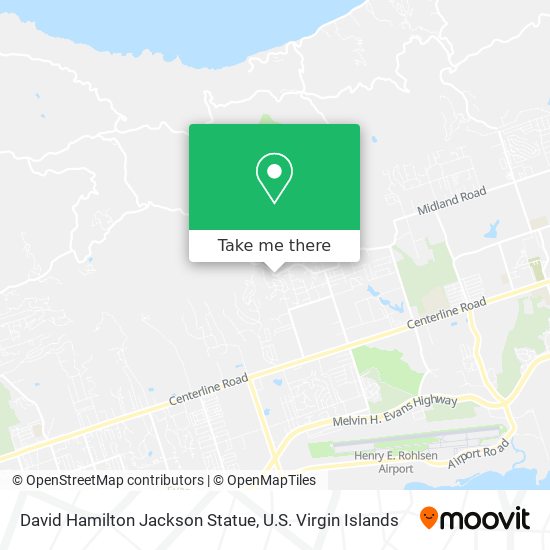 David Hamilton Jackson Statue map