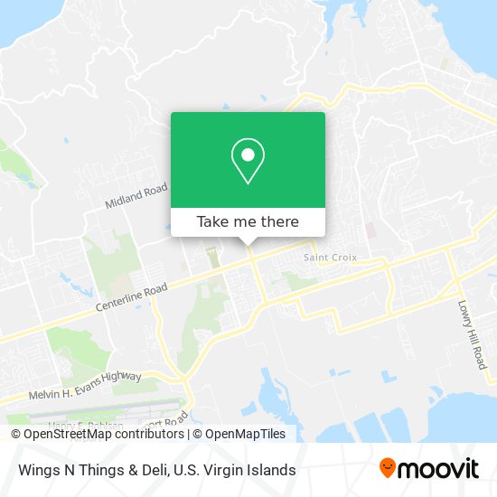 Wings N Things & Deli map