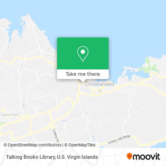 Talking Books Library map
