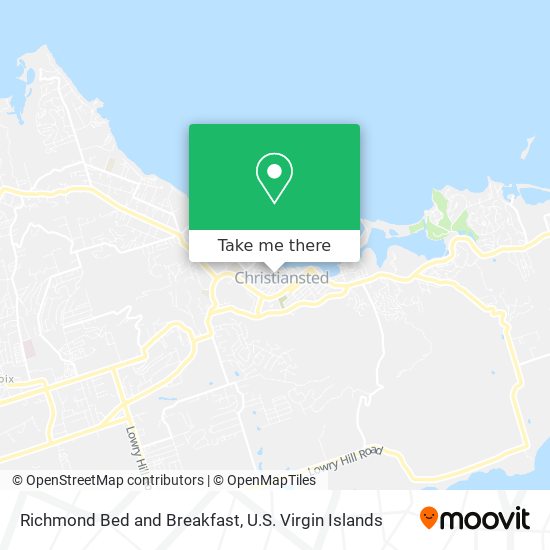 Richmond Bed and Breakfast map