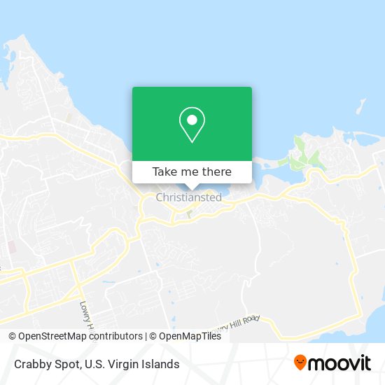 Crabby Spot map