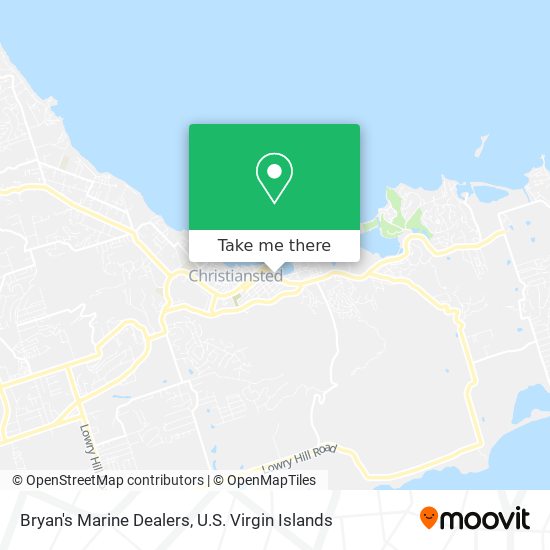 Bryan's Marine Dealers map