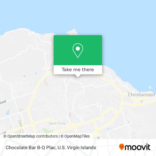 Chocolate Bar B-Q Plac map