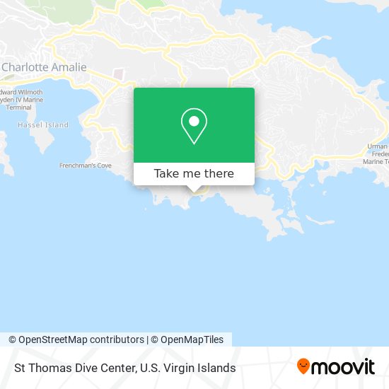 St Thomas Dive Center map