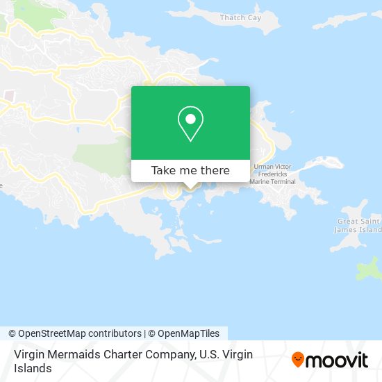Virgin Mermaids Charter Company map