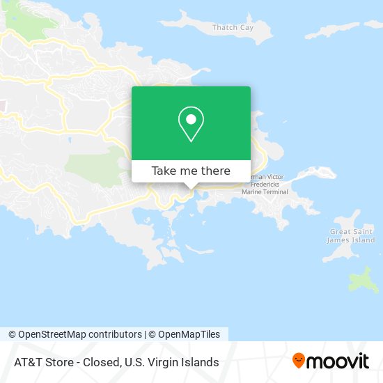 Mapa AT&T Store - Closed