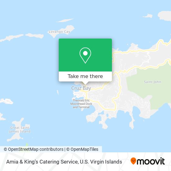 Amia & King's Catering Service map
