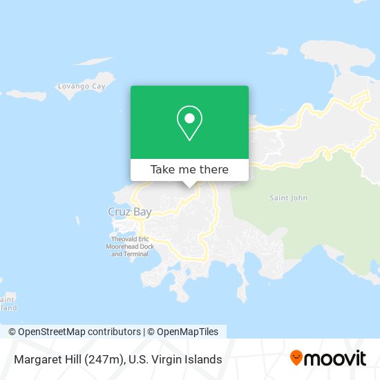 Margaret Hill (247m) map