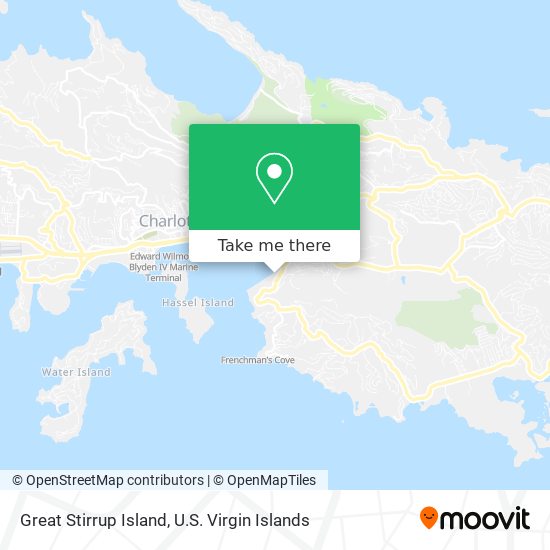 Great Stirrup Island map