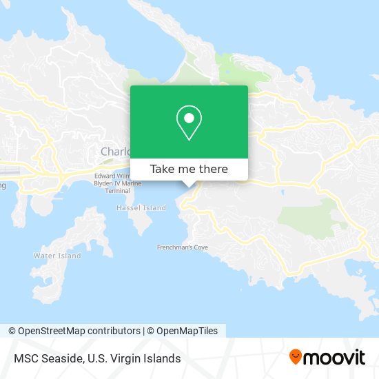 Mapa MSC Seaside