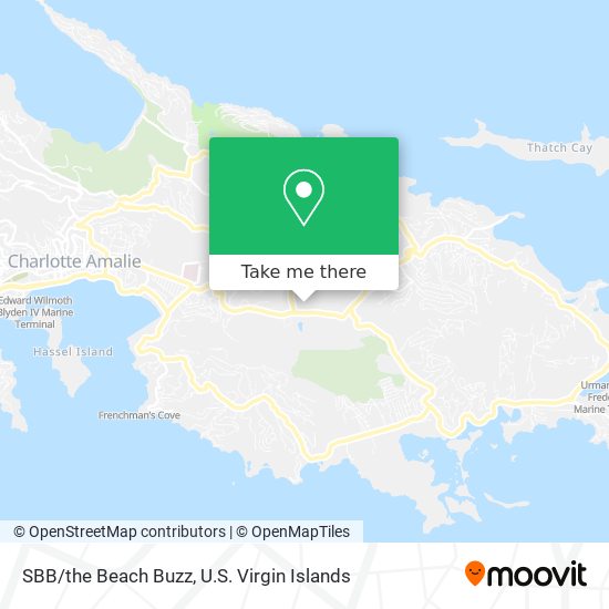 Mapa SBB/the Beach Buzz