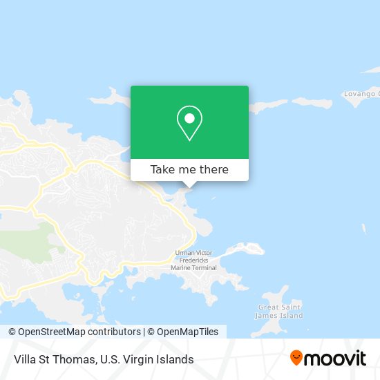 Mapa Villa St Thomas