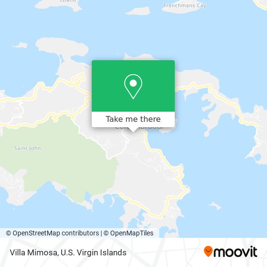 Villa Mimosa map