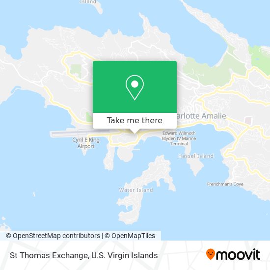 Mapa St Thomas Exchange