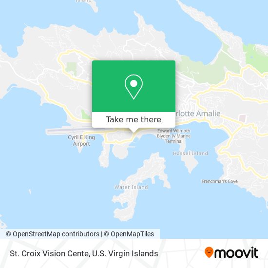 St. Croix Vision Cente map
