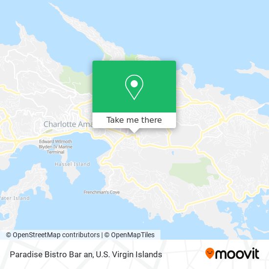 Paradise Bistro Bar an map