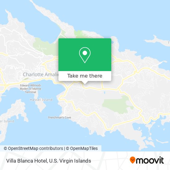 Villa Blanca Hotel map