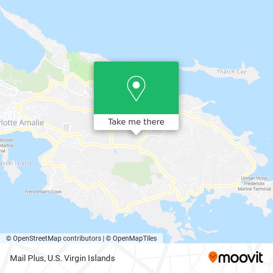 Mail Plus map