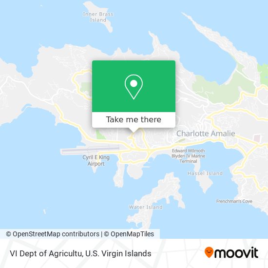 VI Dept of Agricultu map
