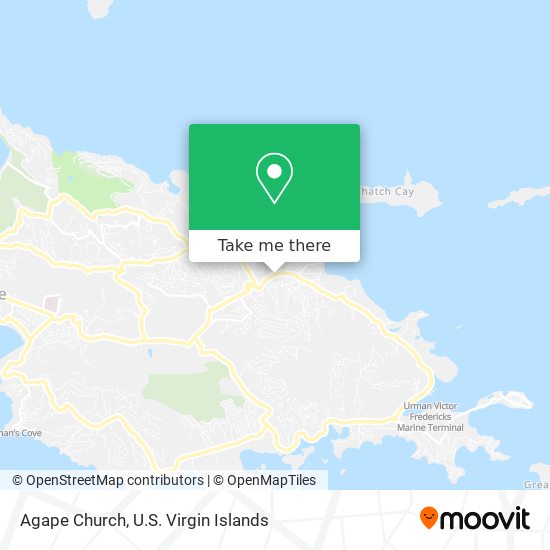 Agape Church map