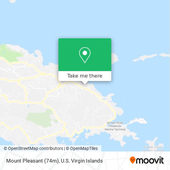 Mount Pleasant (74m) map