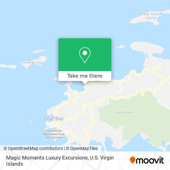 Magic Moments Luxury Excursions map