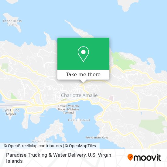 Mapa Paradise Trucking & Water Delivery