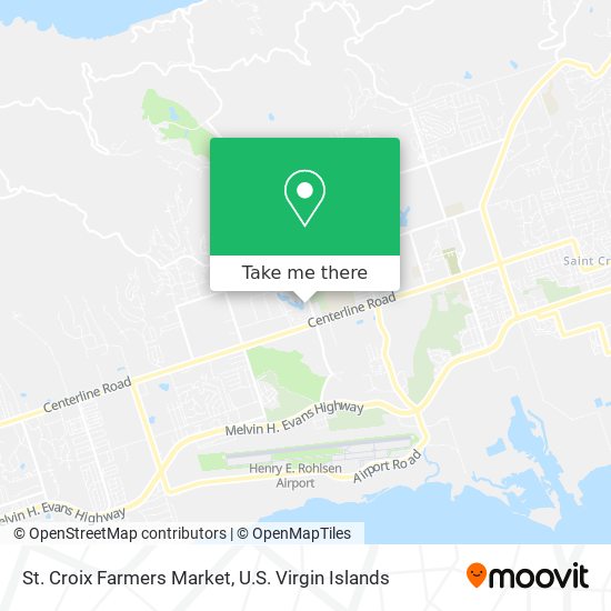 St. Croix Farmers Market map