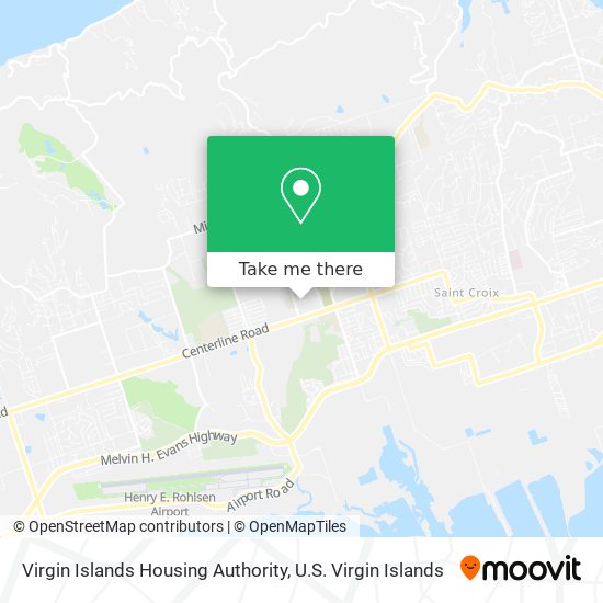 Virgin Islands Housing Authority map