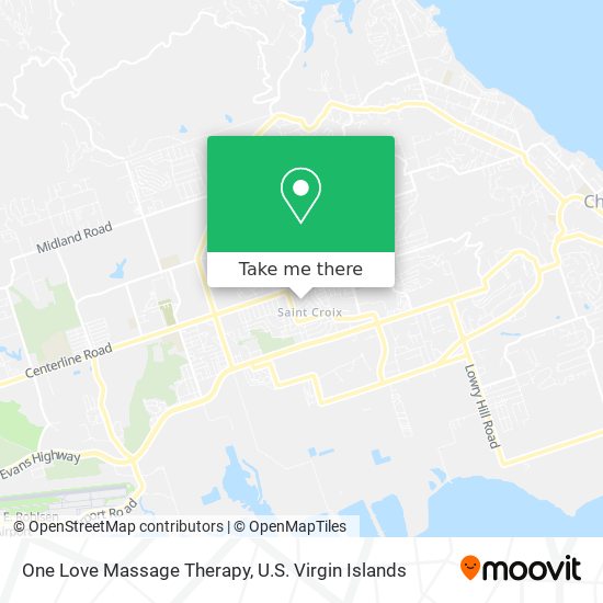 Mapa One Love Massage Therapy