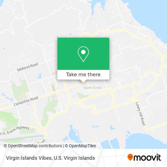 Mapa Virgin Islands Vibes