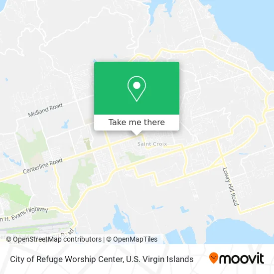 City of Refuge Worship Center map