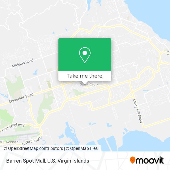 Barren Spot Mall map