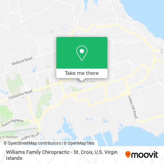 Williams Family Chiropractic - St. Croix map