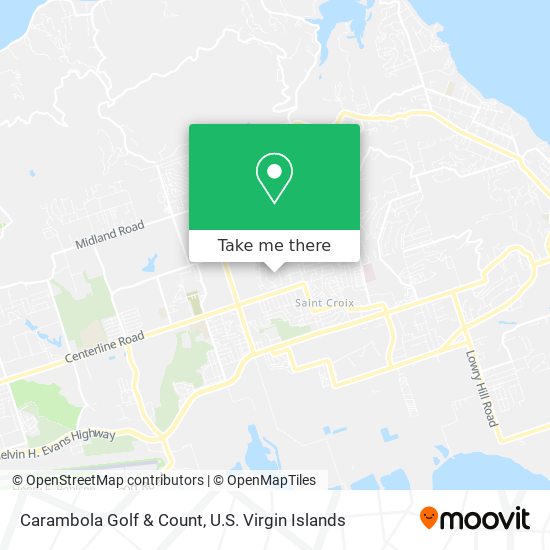 Carambola Golf & Count map