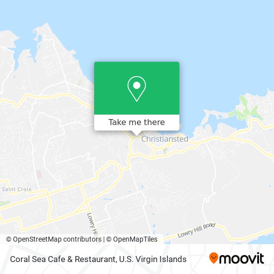 Mapa Coral Sea Cafe & Restaurant