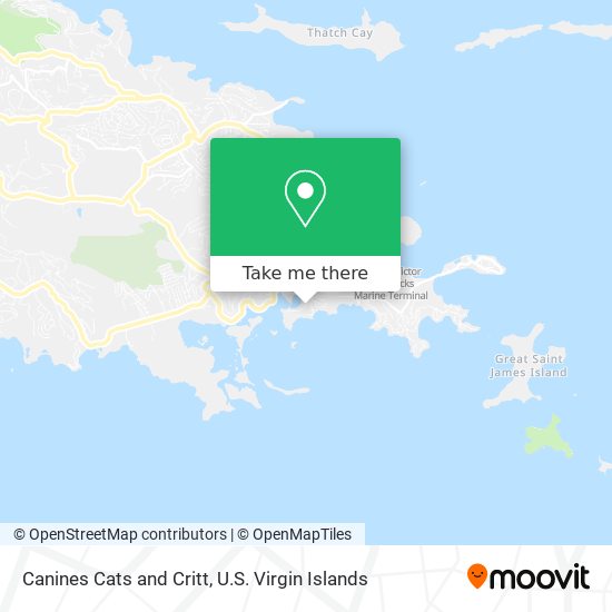 Canines Cats and Critt map