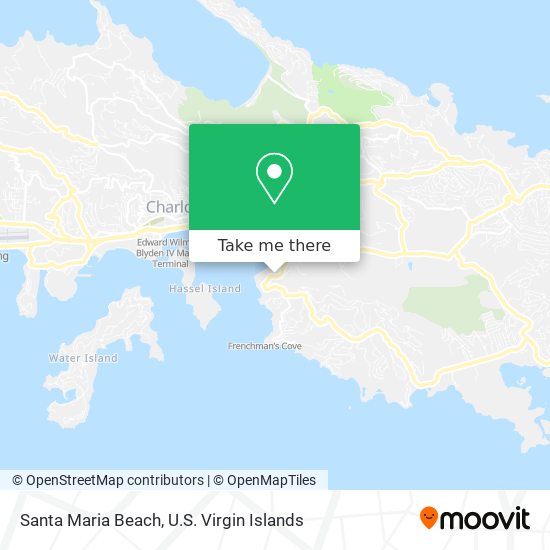 Santa Maria Beach map