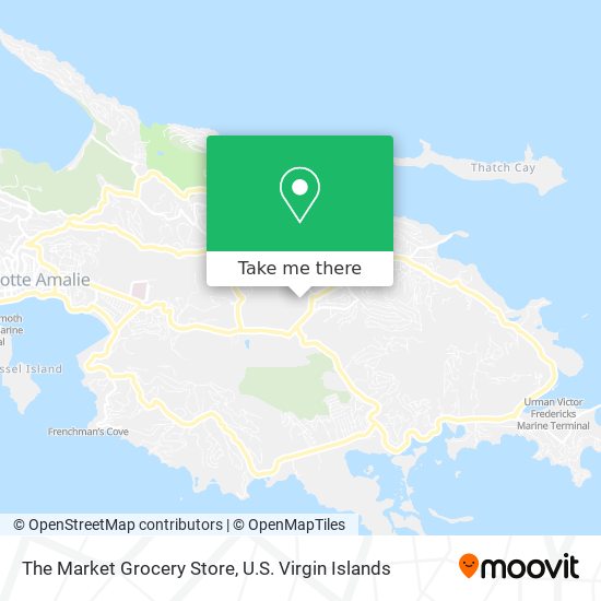 Mapa The Market Grocery Store