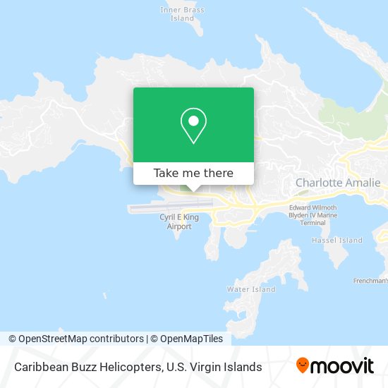 Caribbean Buzz Helicopters map