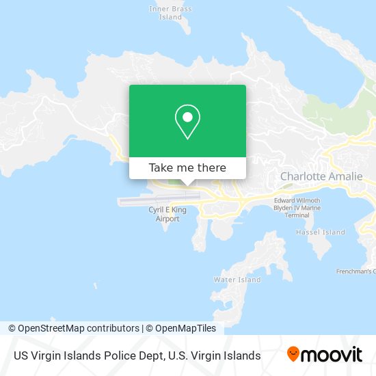 Mapa US Virgin Islands Police Dept